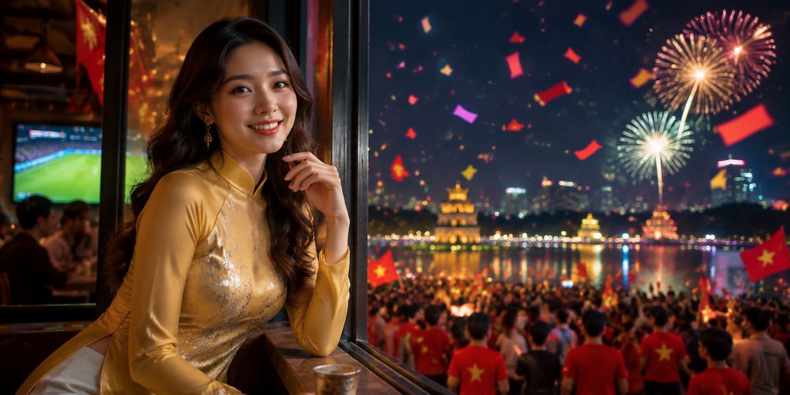 Người chơi bài truyền thống Hà Nội trong trang phục áo dài – văn hóa cờ bạc Việt