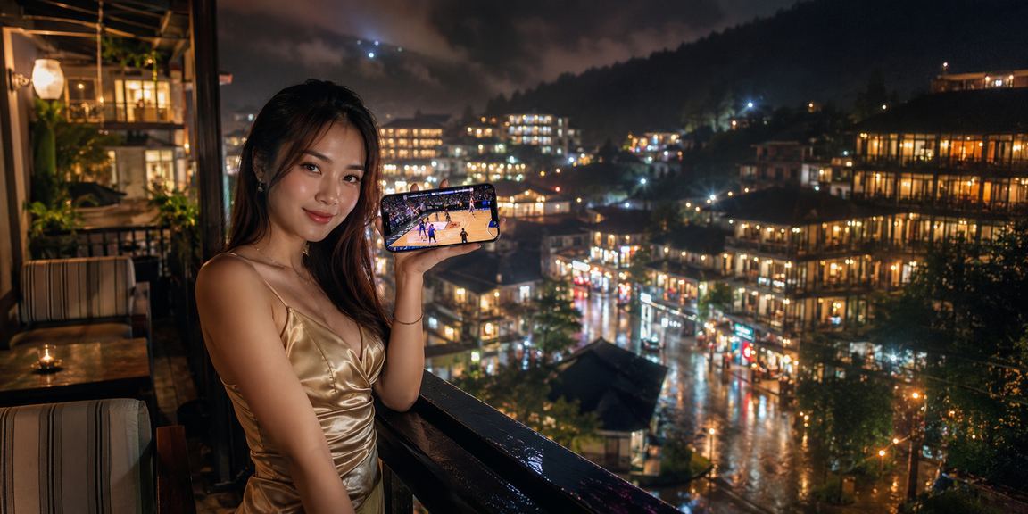 Người dùng trải nghiệm cá cược bóng rổ tại vùng núi Sapa – không khí thể thao năng động